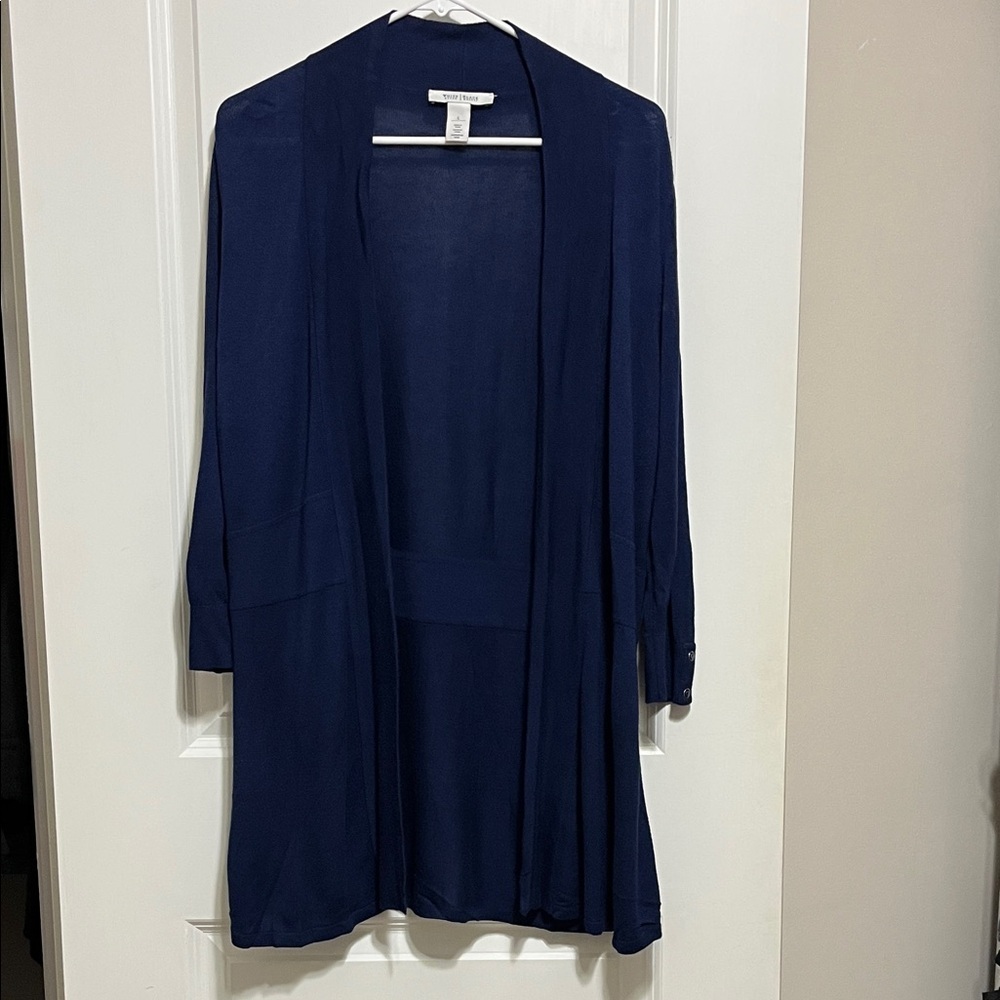 White House Black Market Open Knit Sweater Large